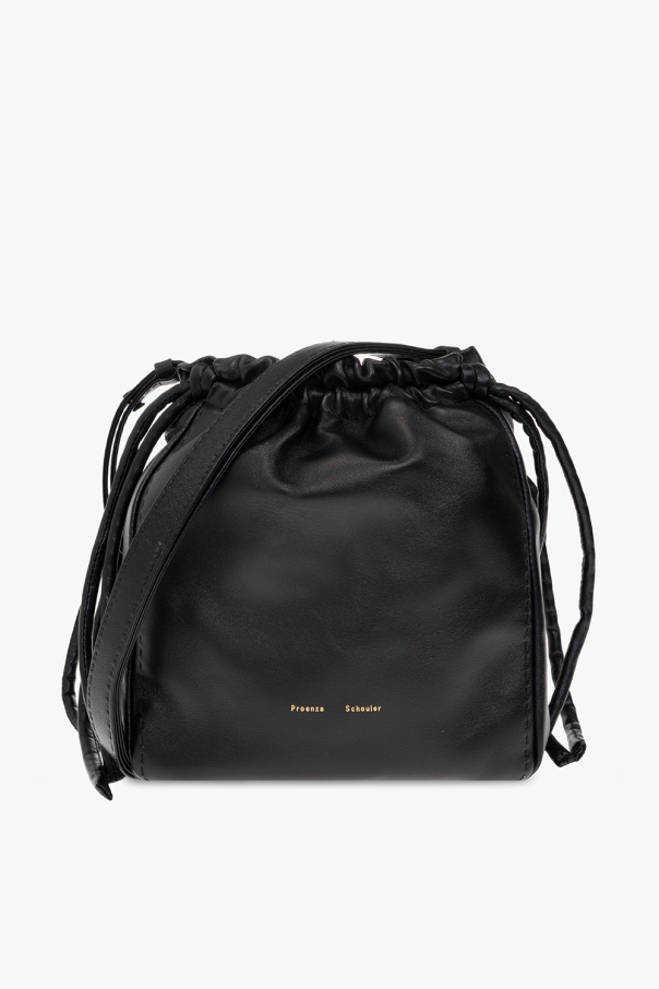 GenesinlifeShops GB Black Drawstring shoulder bag Proenza